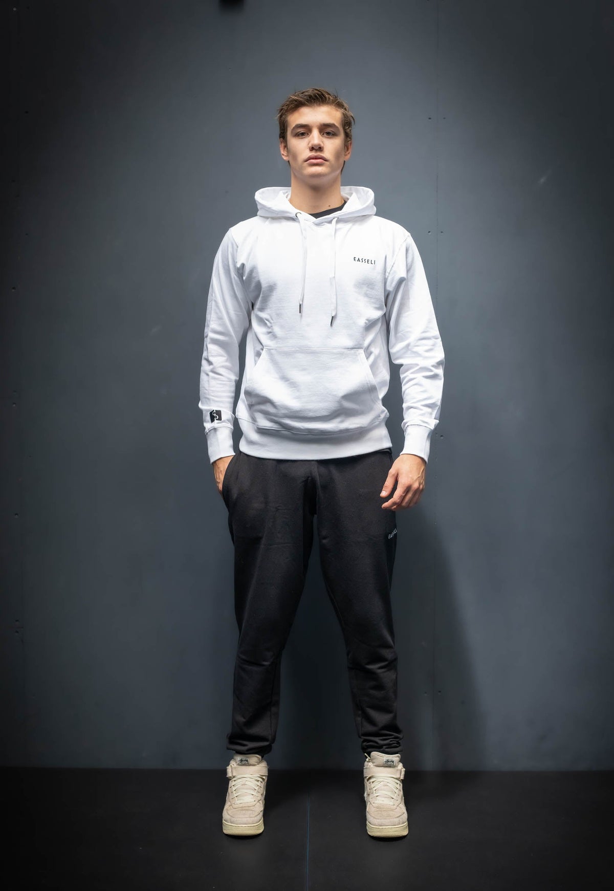 Facet Hoodie White