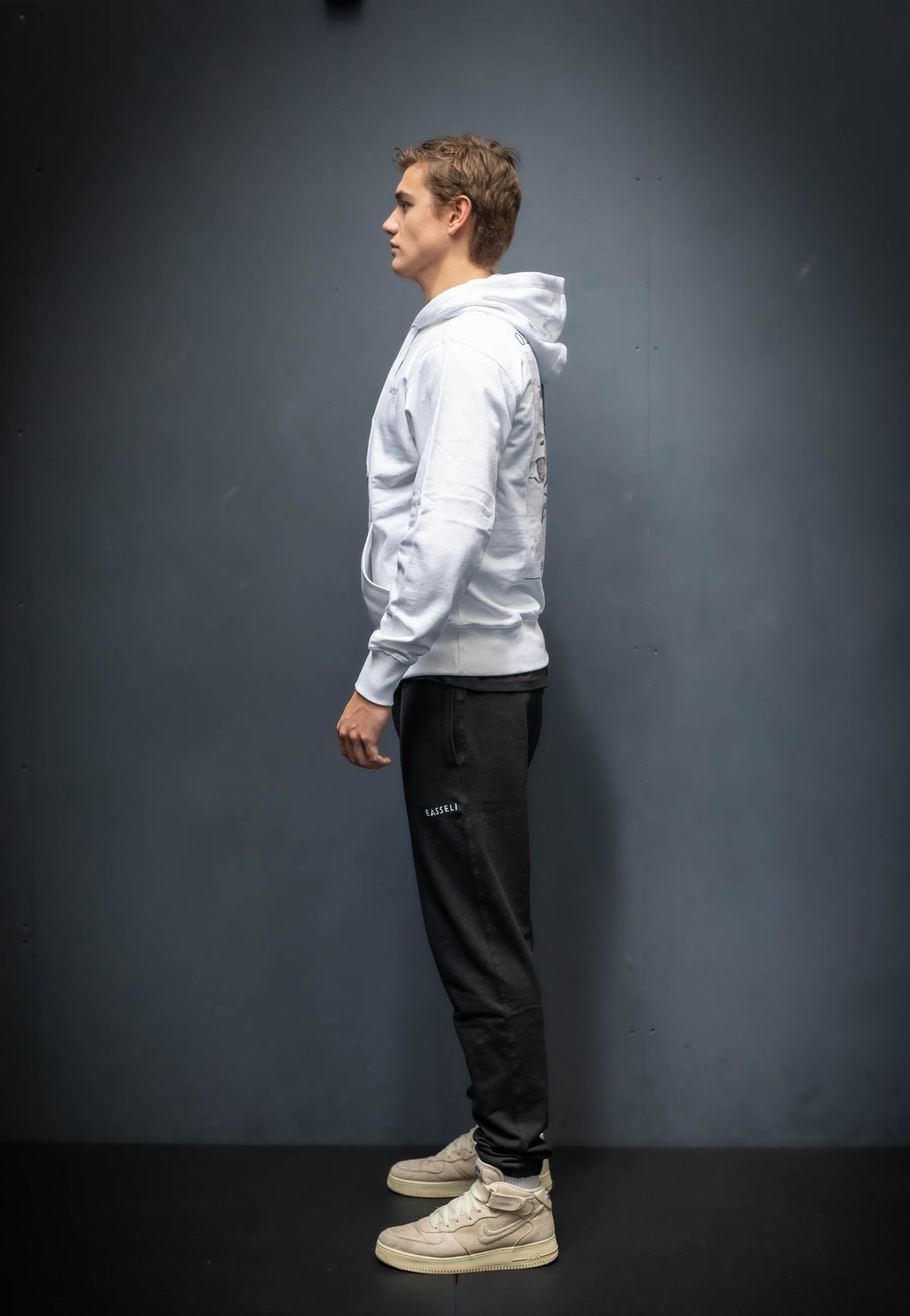 Facet Hoodie White