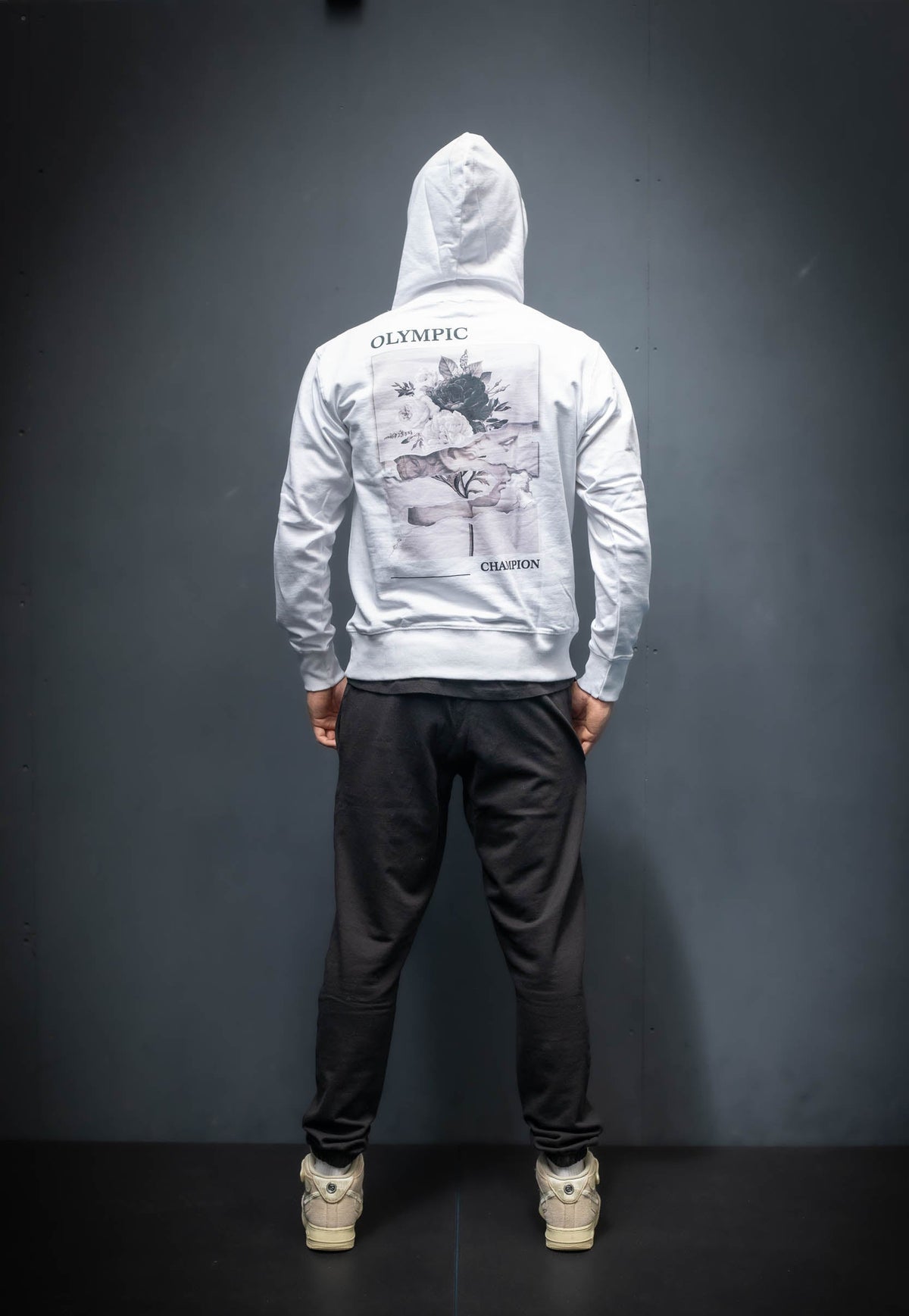 Facet Hoodie White