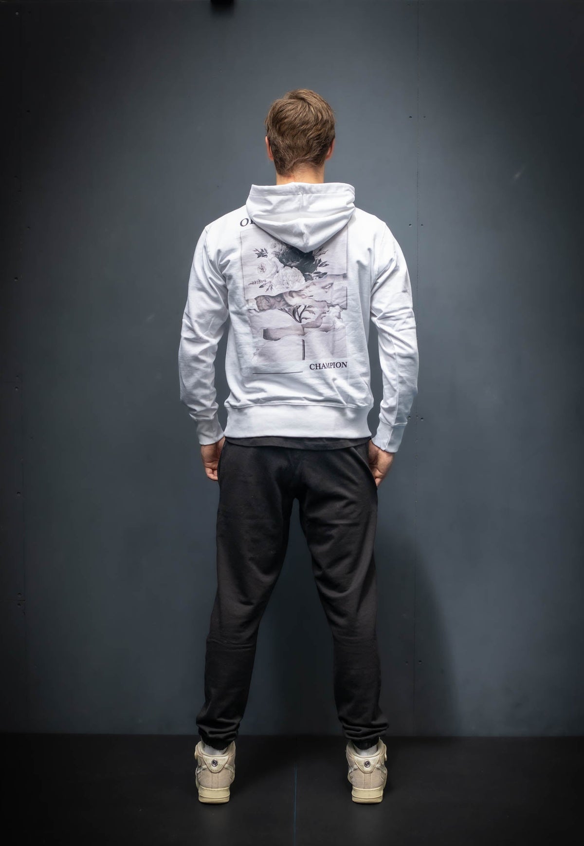 Facet Hoodie White