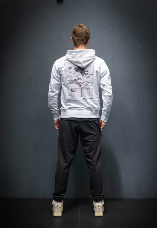 Facet Hoodie White