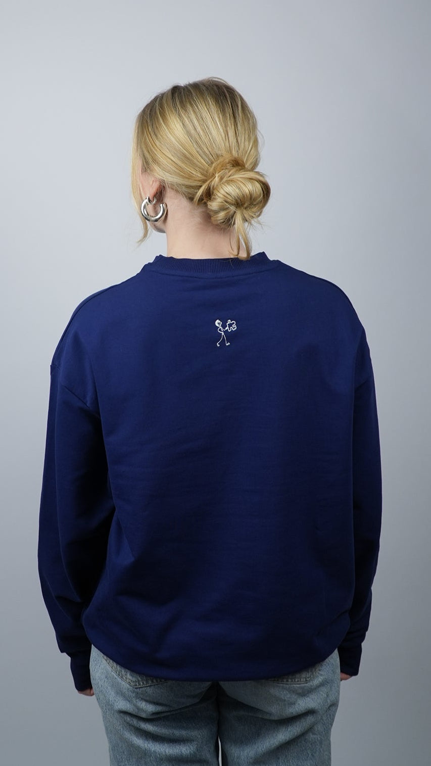 Easseli Going Sweater Blauw