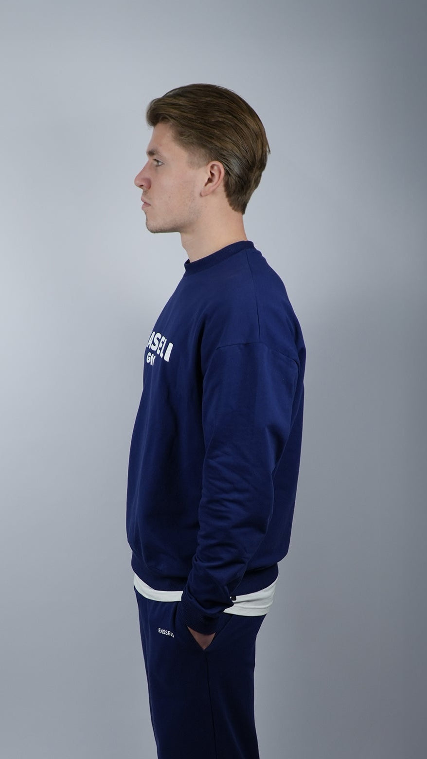 Easseli Going Sweater Blauw